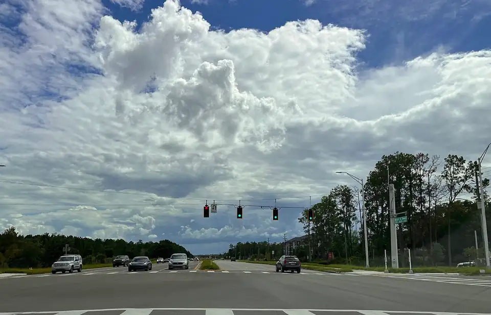 Bruce B. Downs Boulevard at State Road 56 in Wesley Chapel, Florida